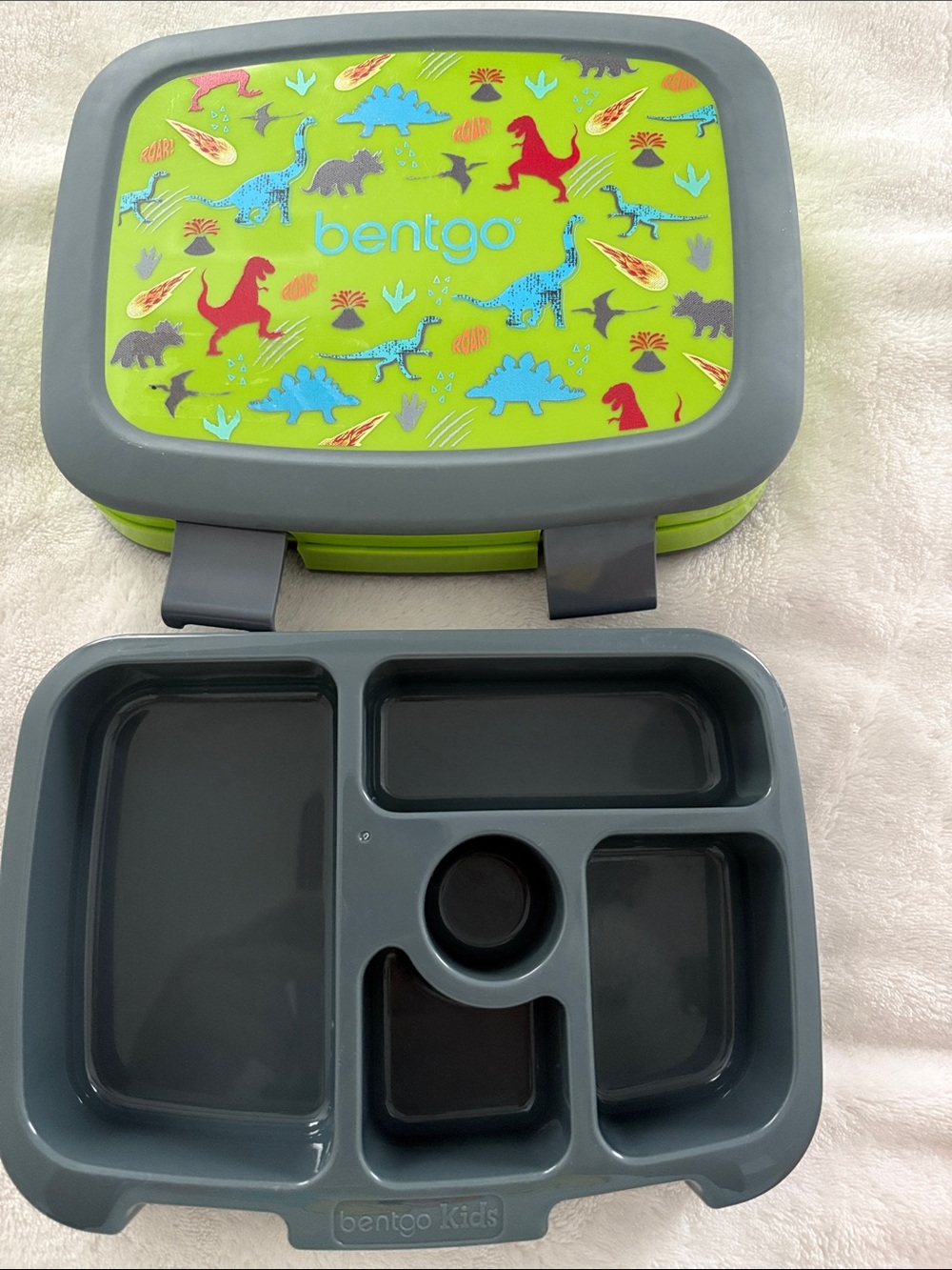 Bentgo Kids Dinosaur Green Lunch Box